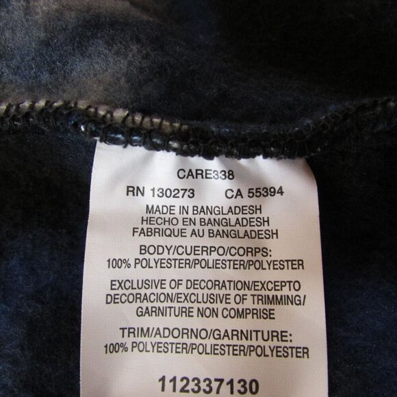 Wrangler Boy's XXL Aztec Print Sherpa Lined Full Zip Jacket - Blue - Picture 2 of 3